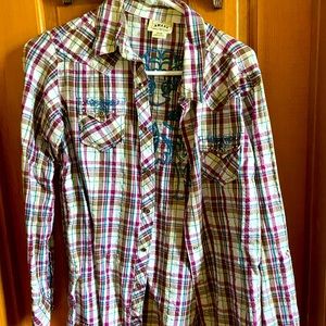 Ariat long sleeve button up shirt